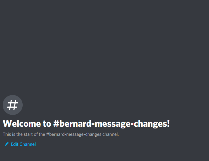 Bernard Omnilogs event routing in a Discord channel
